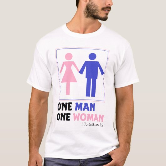 Een Man Een Vrouw Tshirt (Voorkant)