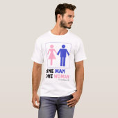 Een Man Een Vrouw Tshirt (Voorkant volledig)