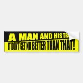 Een Man en zijn Bumpersticker (Voorkant)