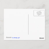 Een man en zijn hond, briefkaart (Achterkant)