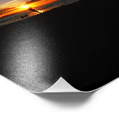 een man en zijn hond foto afdruk (Hoek)