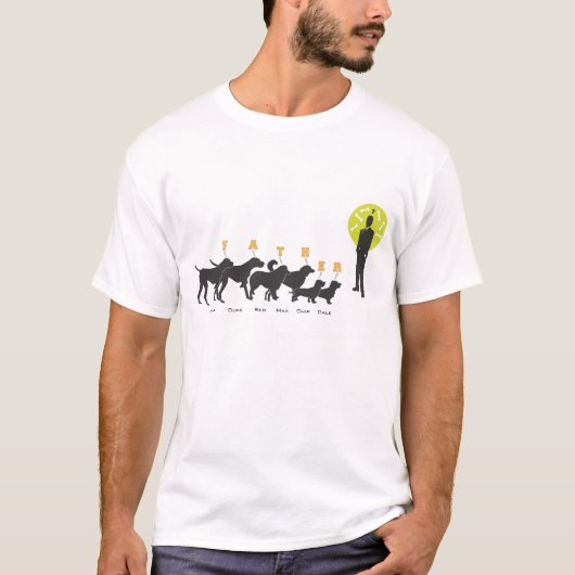 Een Man en zijn honden Shirt (Voorkant)