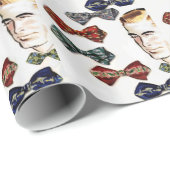 een man en zijn kommen cadeaupapier (Rol Hoek)