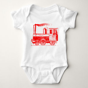 Een Man en zijn trein - Rood Romper