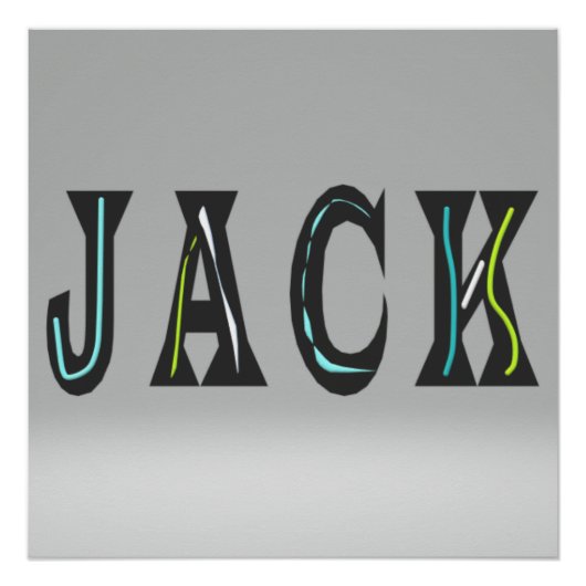 Een Man genoemd Jack is Achterste Poster (Voorkant)