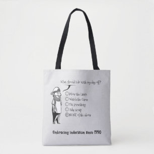 Een Man gids voor de grote vragen van het leven Tote Bag