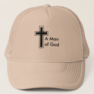 Een Man Gods Trucker Hat Pet