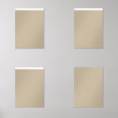 Een man in een pak en een stropdas voor een muur muurkunst sets (Voorkant)