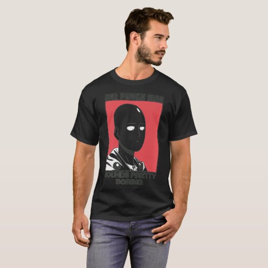 Eén Man in Punch klinkt  Bosdieren T-shirt (Voorkant volledig)