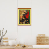 "Een Man kan omlaag zijn, maar hij is nog nooit we Poster (Keuken)