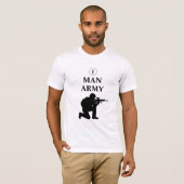 Een Man leger T Shirt (Voorkant volledig)