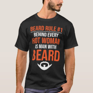 Een Man met baard T-shirt