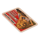 Een Man met Leeuwenkop voorlezen Shakespeare, 1913 Magneet (Rechterzijde)