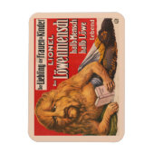 Een Man met Leeuwenkop voorlezen Shakespeare, 1913 Magneet (Verticaal)