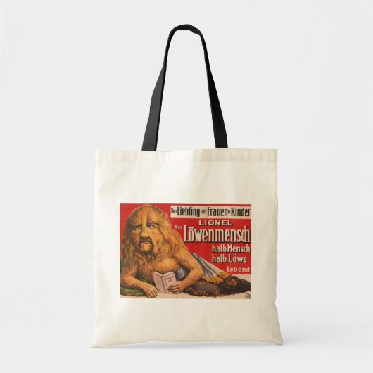 Een Man met Leeuwenkop voorlezen Shakespeare, 1913 Tote Bag (Voorkant)