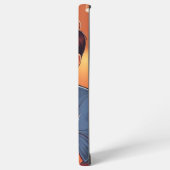 Een man met telefoon in zijn hand samsung galaxy hoesje (Linkerkant)