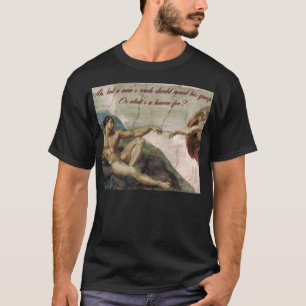 Een Man moet zijn greep overtreffen T-shirt