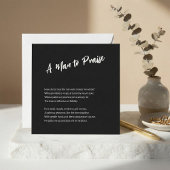 "Een man om te prijzen" Sentimenteel Feestdagenkaart