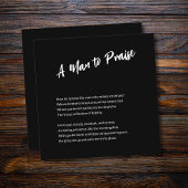 "Een man om te prijzen" Sentimenteel Feestdagenkaart