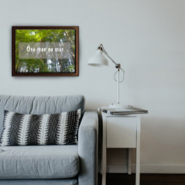 Eén man op man Inspirerend poster