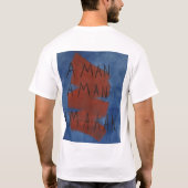 Een man t-shirt (Achterkant)