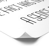 Een man tegen het universum... poster (Hoek)