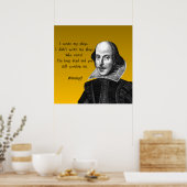 Een man uit Avon Poster (Keuken)