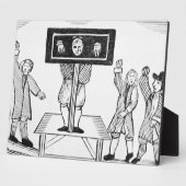 Een Man van de onschuld in het dorp, kopie van een Fotoplaat (Zijkant)