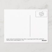 Een Man van de Sandwich-eilanden in een Masker - c Briefkaart (Achterkant)