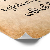 Een Man van de Wijs... Inspirerend prijsopgave Poster (Hoek)