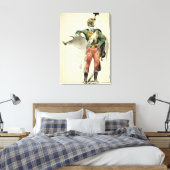 Een man van het negende regime canvas afdruk (Insitu (Slaapkamer))