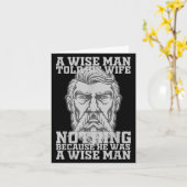 Een Man vertelde zijn vrouw niets omdat hij een Kaart (Gele Bloem)