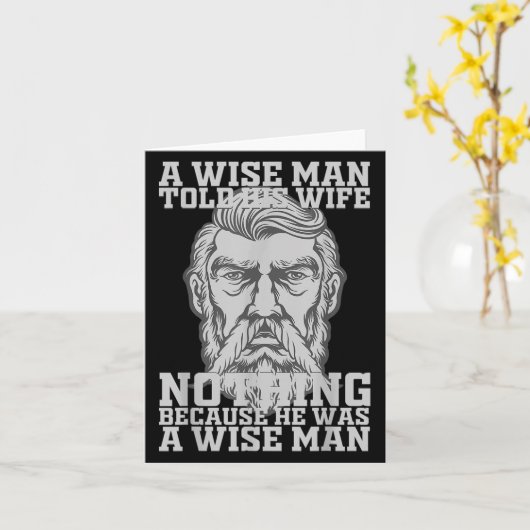 Een Man vertelde zijn vrouw niets omdat hij een Kaart (Gele Bloem)