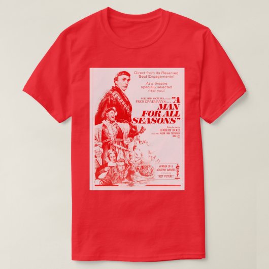 Een Man voor alle seizoenen T-shirt (Design voorkant)