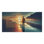 Een Man wakker Foto Afdruk (Voorkant)