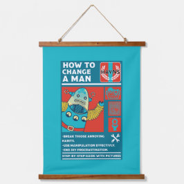 Een Man wijzigen Hangend Wandkleed