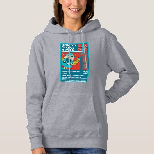 Een Man wijzigen Hoodie (Voorkant)