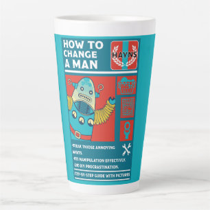 Een Man wijzigen Latte Mok