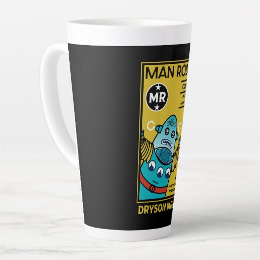 Een Man wijzigen Latte Mok (Linkerhoek)