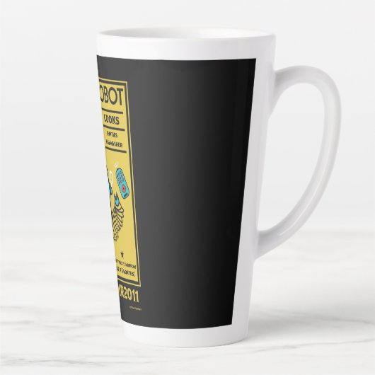 Een Man wijzigen Latte Mok (Rechts)