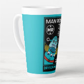 Een Man wijzigen Latte Mok (Linkerhoek)