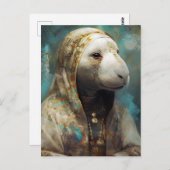 Een Manatee Briefkaart (Voorkant / Achterkant)