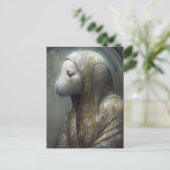 Een Manatee in Robes Briefkaart (Staand voorkant)