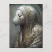 Een Manatee in Robes Briefkaart (Voorkant)