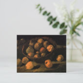 Een mand appels van Vincent van Gogh Briefkaart (Staand voorkant)