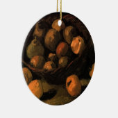 Een mand appels van Vincent van Gogh Keramisch Ornament (Rechts)