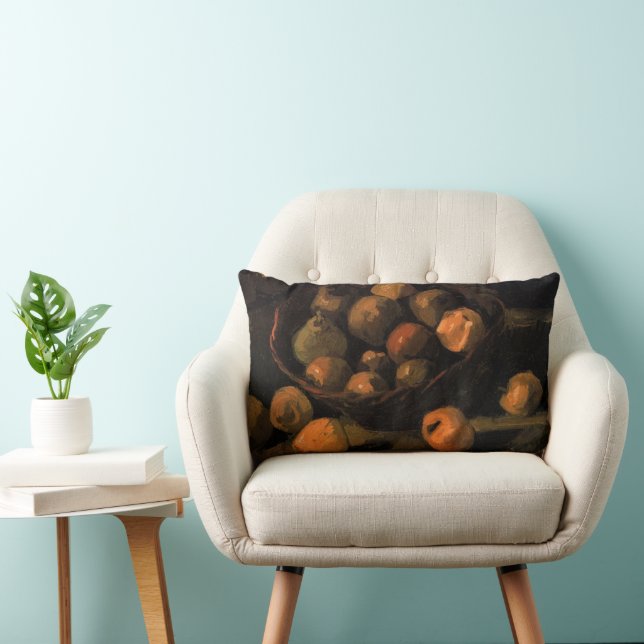 Een mand appels van Vincent van Gogh Kussen (Stoel)