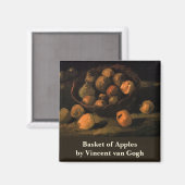 Een mand appels van Vincent van Gogh Magneet (Voorkant / Achterkant)