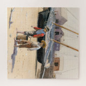Een mand met schelpdieren | Winslow Homer Legpuzzel (Horizontaal)