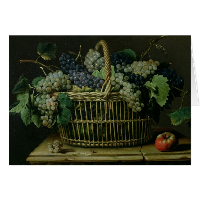 Een mand van druiven (Voorkant Horizontaal)